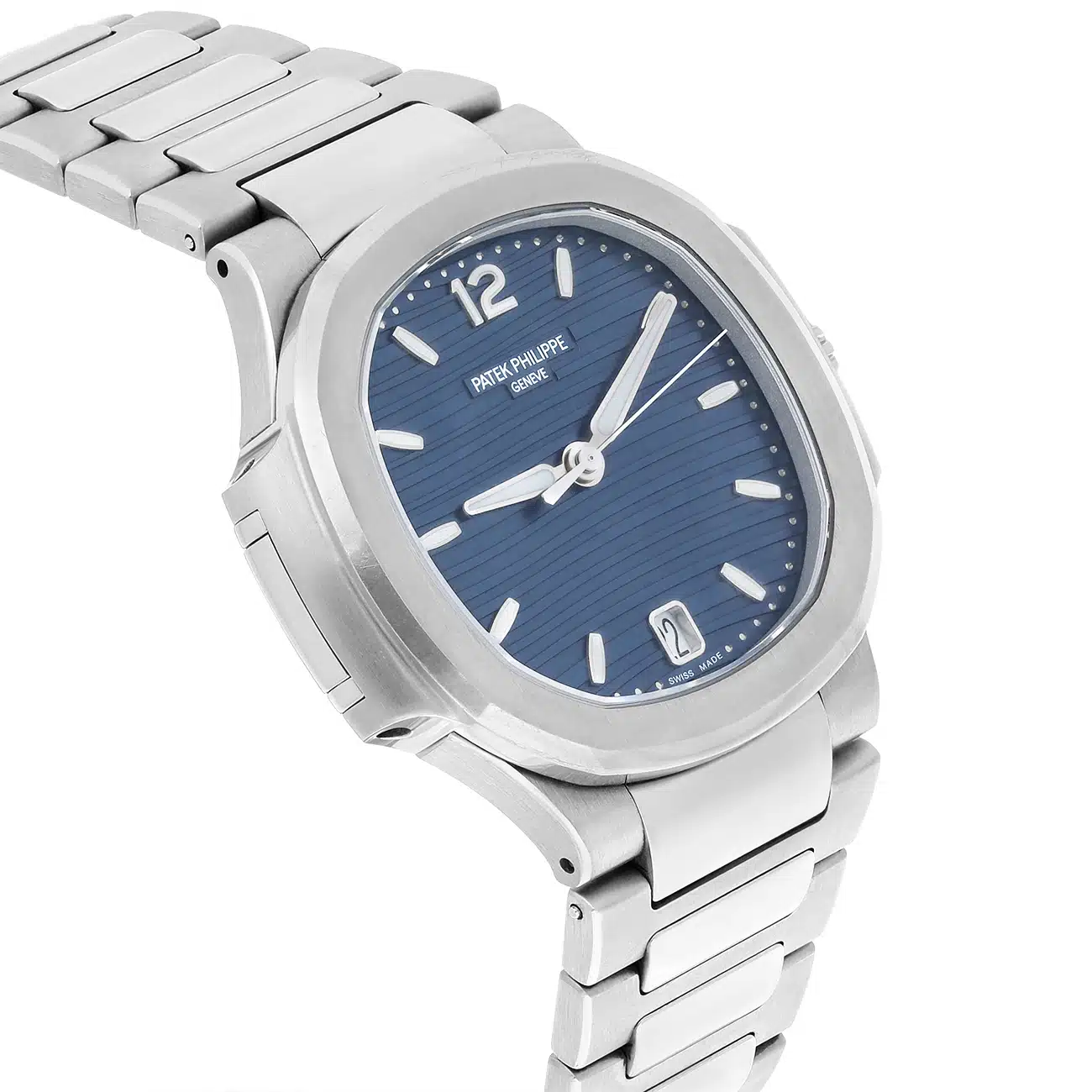 Patek Philippe Nautilus 7118/1A-001 Blue Opaline Dial Stainless Steel Watch – image 5