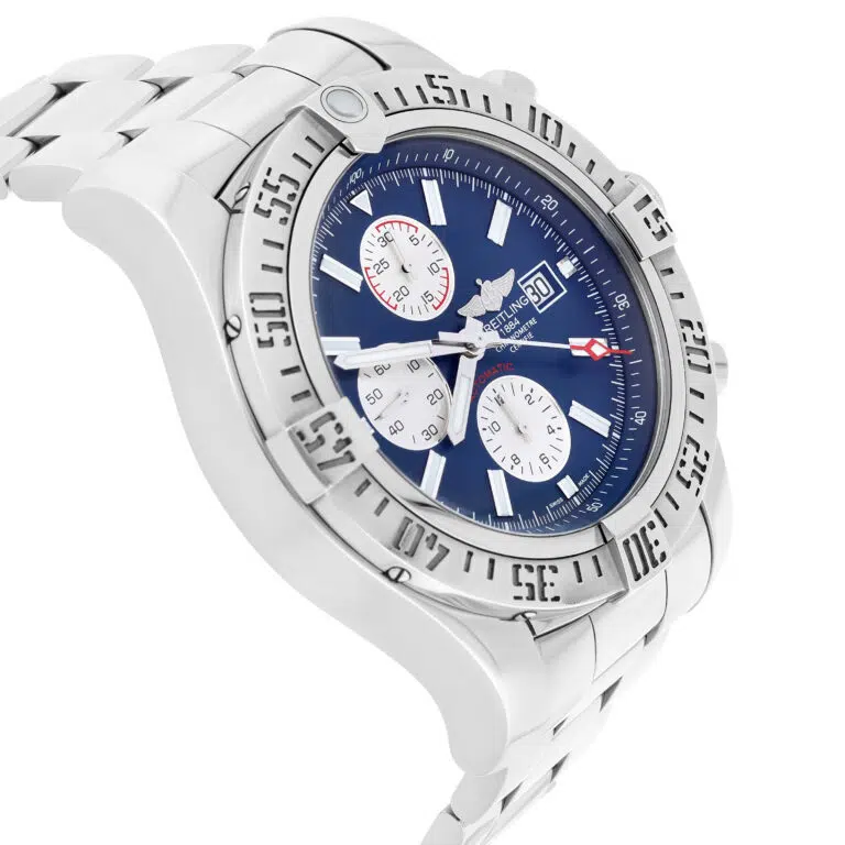 Breitling Super Avenger II A13371111C1A1 Blue Dial Stainless Steel Watch – image 4