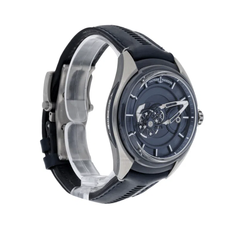 Ulysse Nardin 2303-270/03 Freak X Ti Blue Dial Leather Strap Watch – image 3