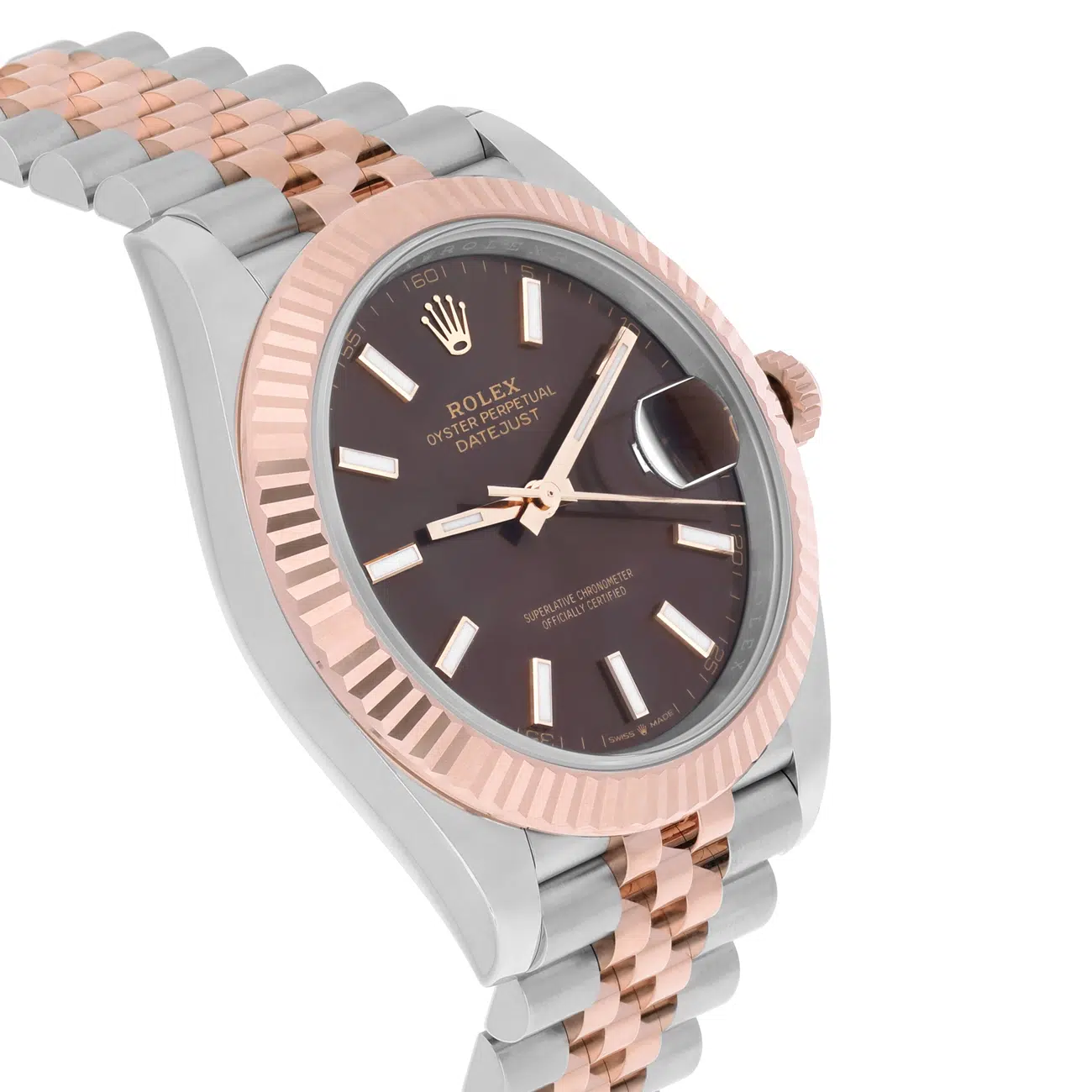 Rolex Datejust 126331-0002 41mm Jubilee Chocolate Dial Stainless Steel & Rose Gold Watch - 2025 – image 5