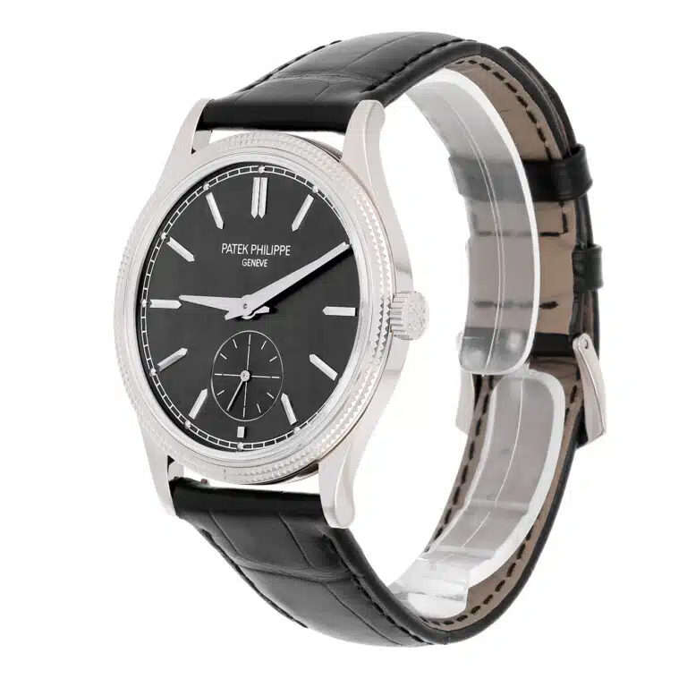 Patek Philippe Calatrava 6119G-001 White Gold Charcoal Gray Dial Watch – image 6