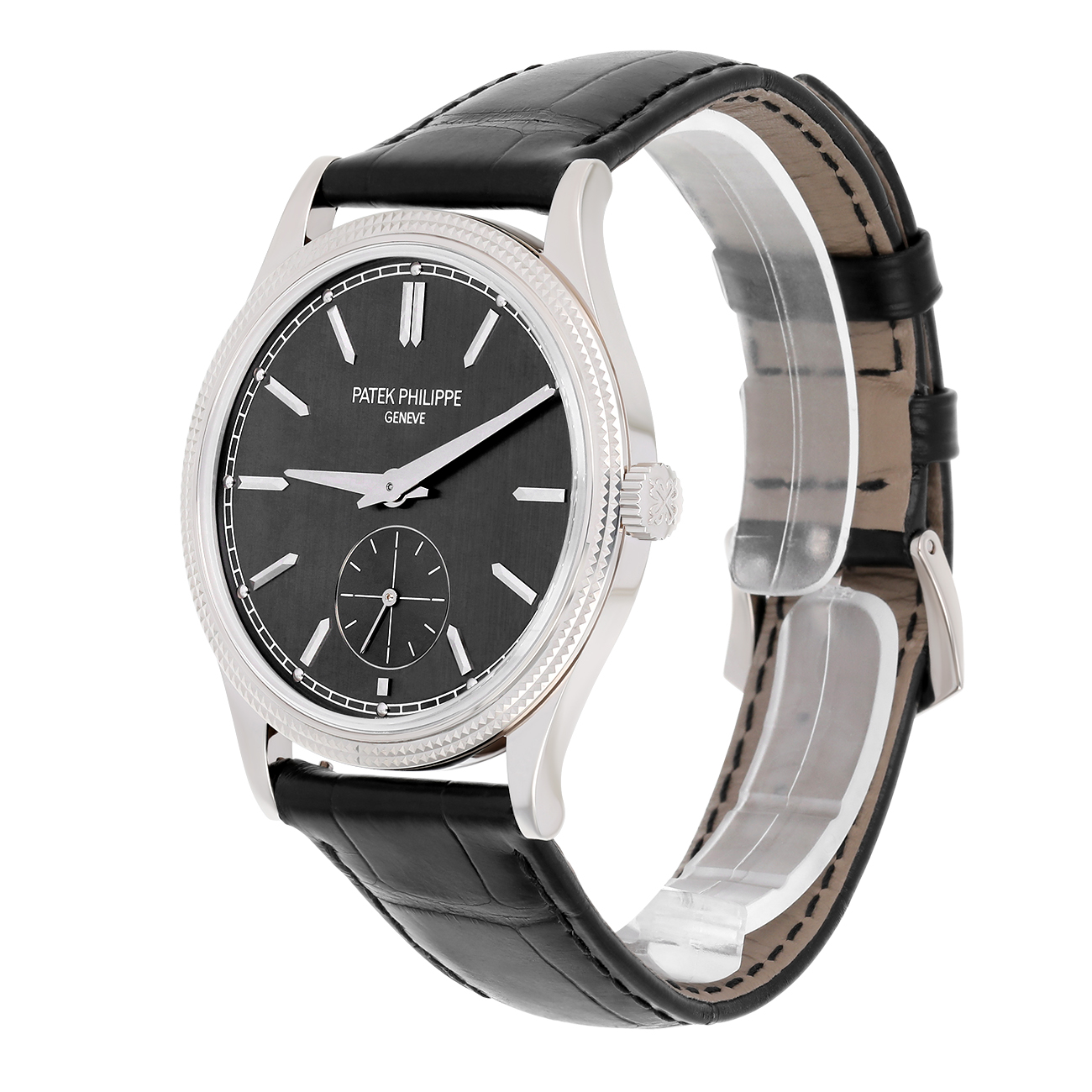 Patek Philippe Calatrava 6119G-001 Charcoal gray Dial White gold Watch