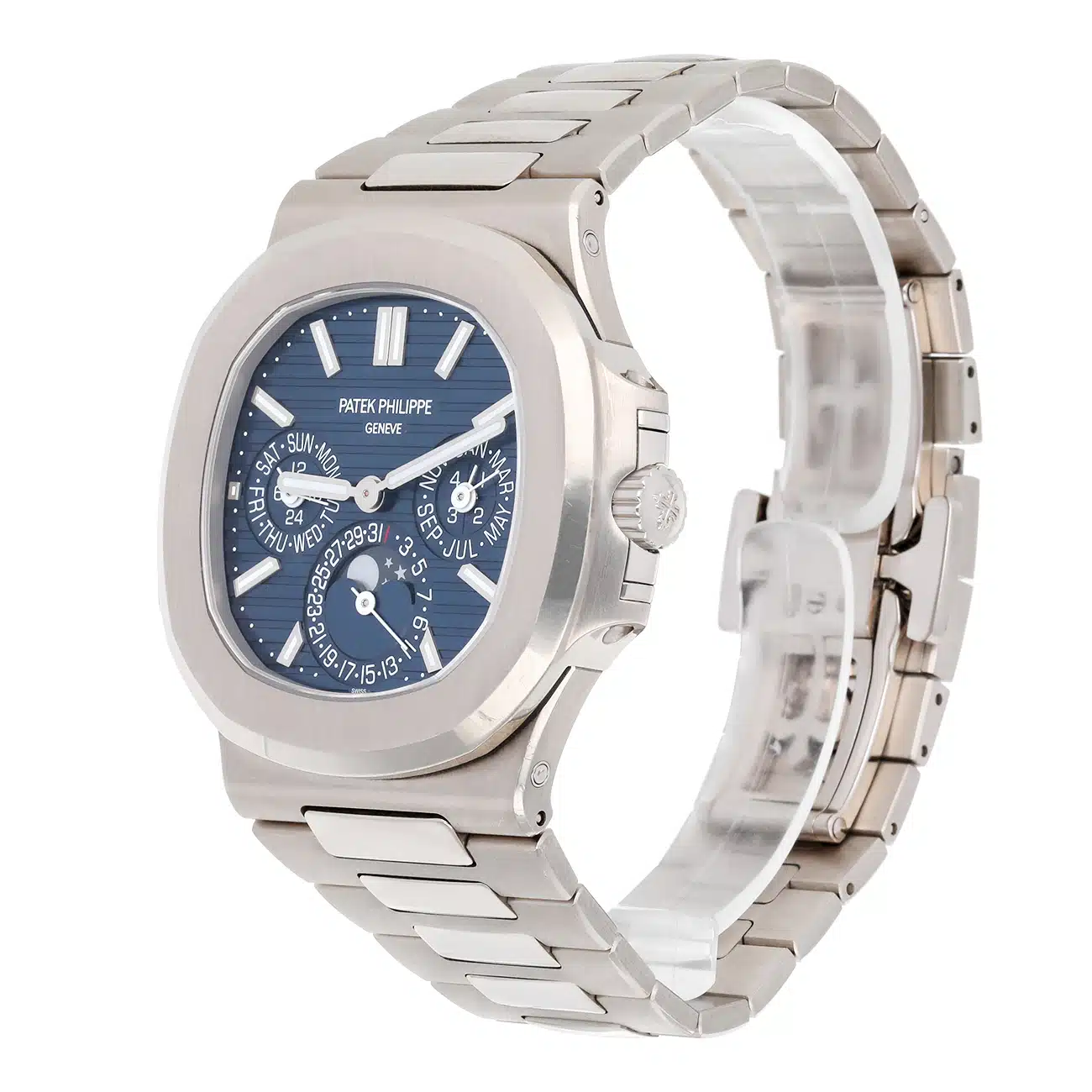 Patek Philippe Nautilus 5740/1G-001 Blue Sunburst Dial White Gold – image 6