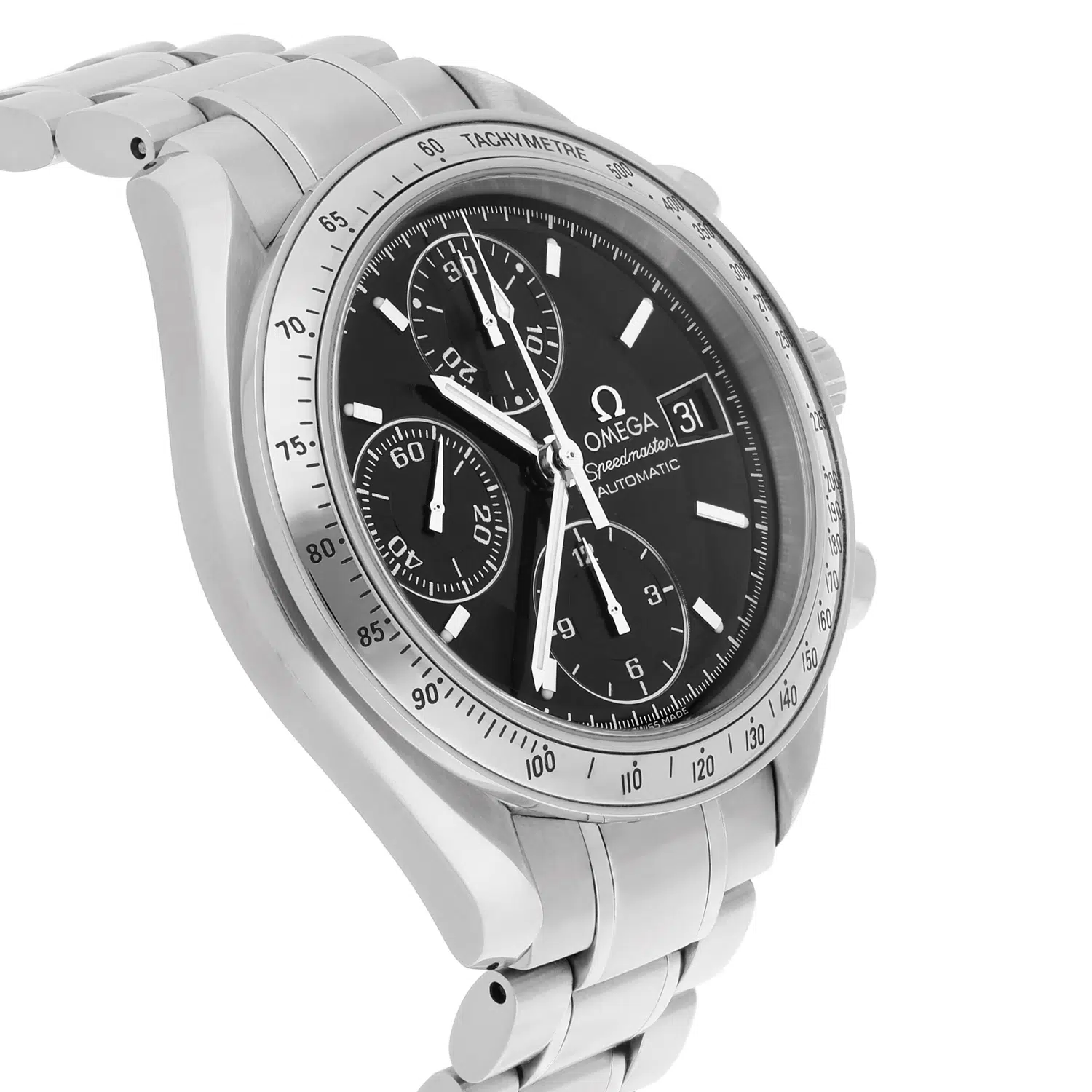 Omega Speedmaster Chronograph 3513.50.00 Black Dial Stainless Steel Watch – image 5