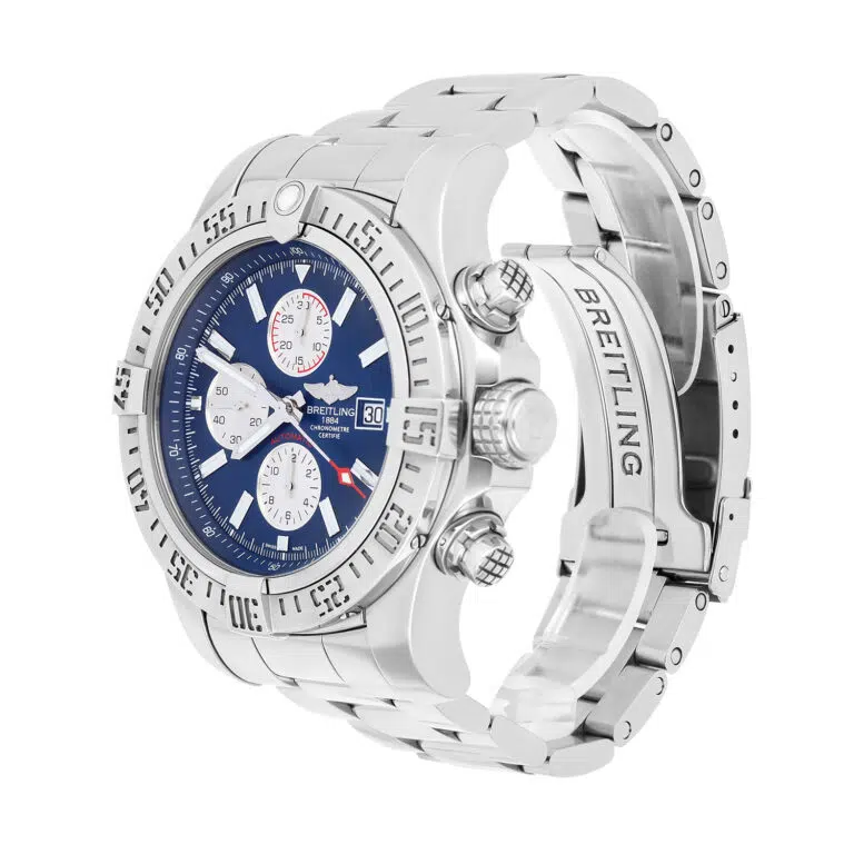 Breitling Super Avenger II A13371111C1A1 Blue Dial Stainless Steel Watch – image 5