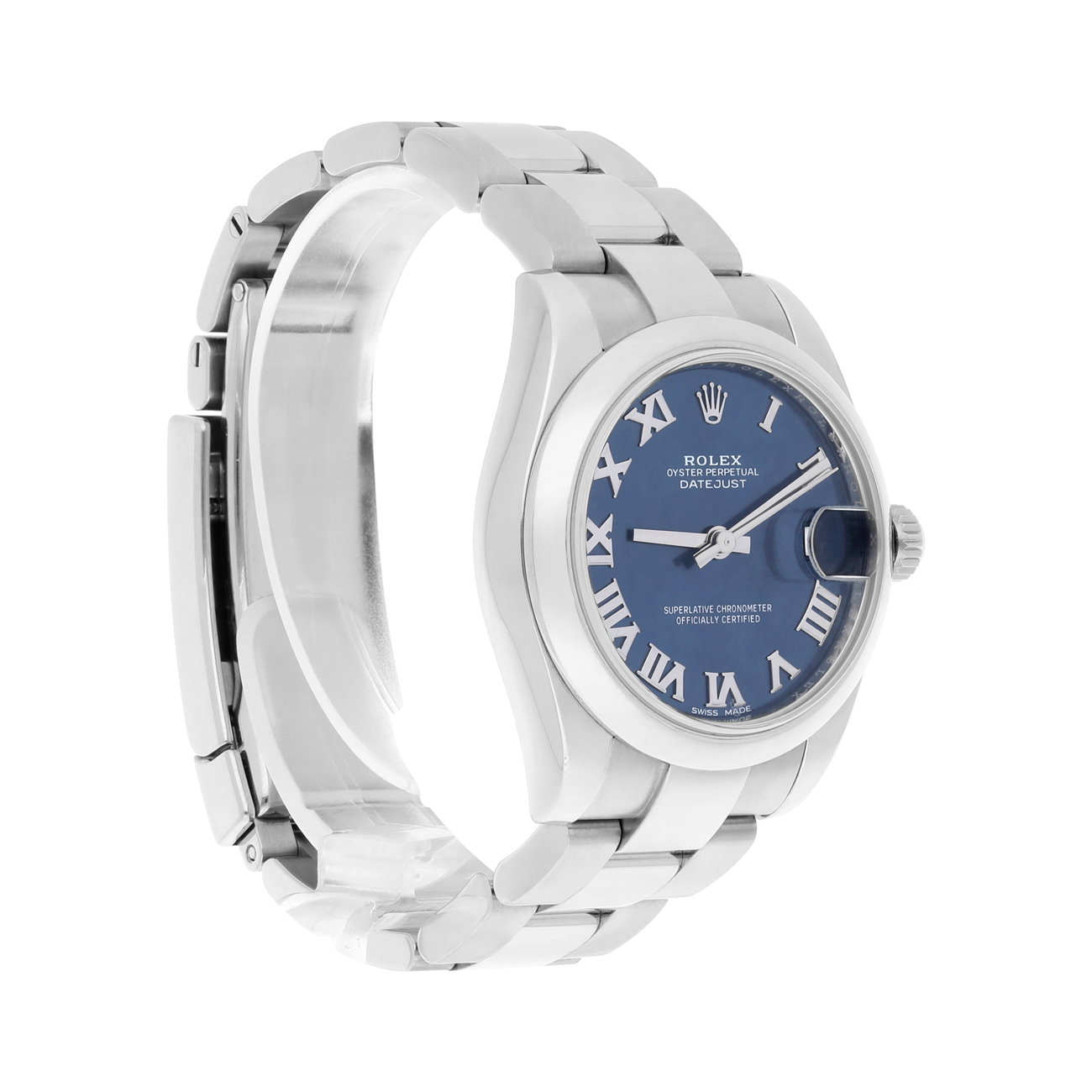 Rolex Datejust 178240 31mm Blue Roman Dial Stainless Steel Watch