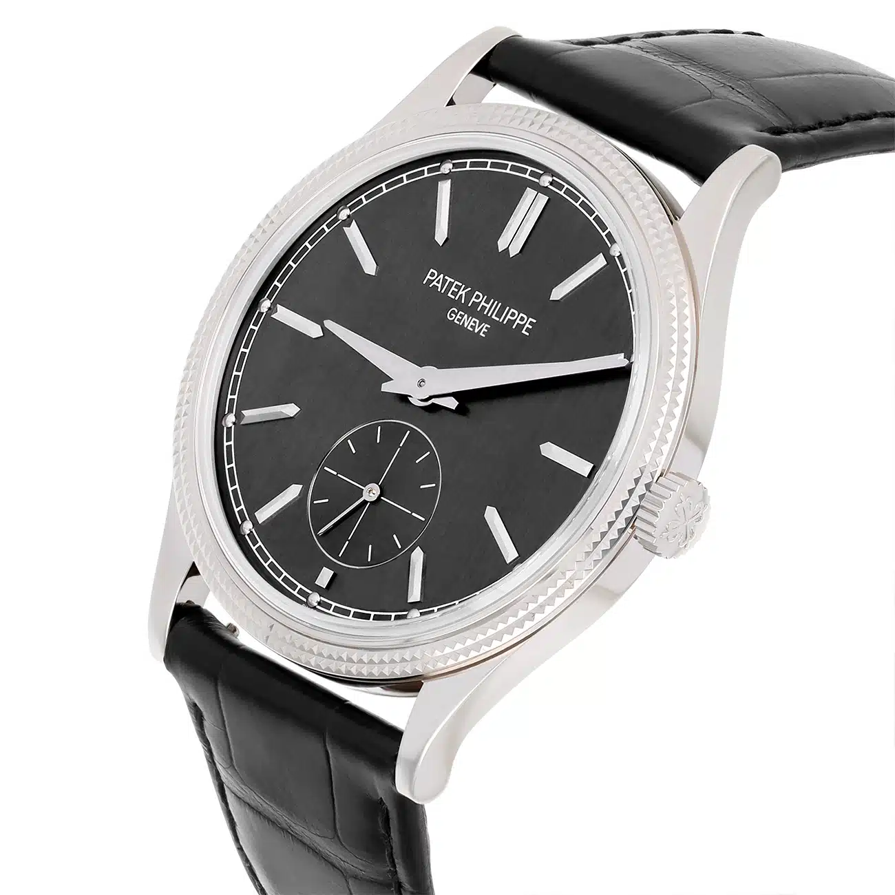 Patek Philippe Calatrava 6119G-001 White Gold Charcoal Gray Dial Watch – image 7