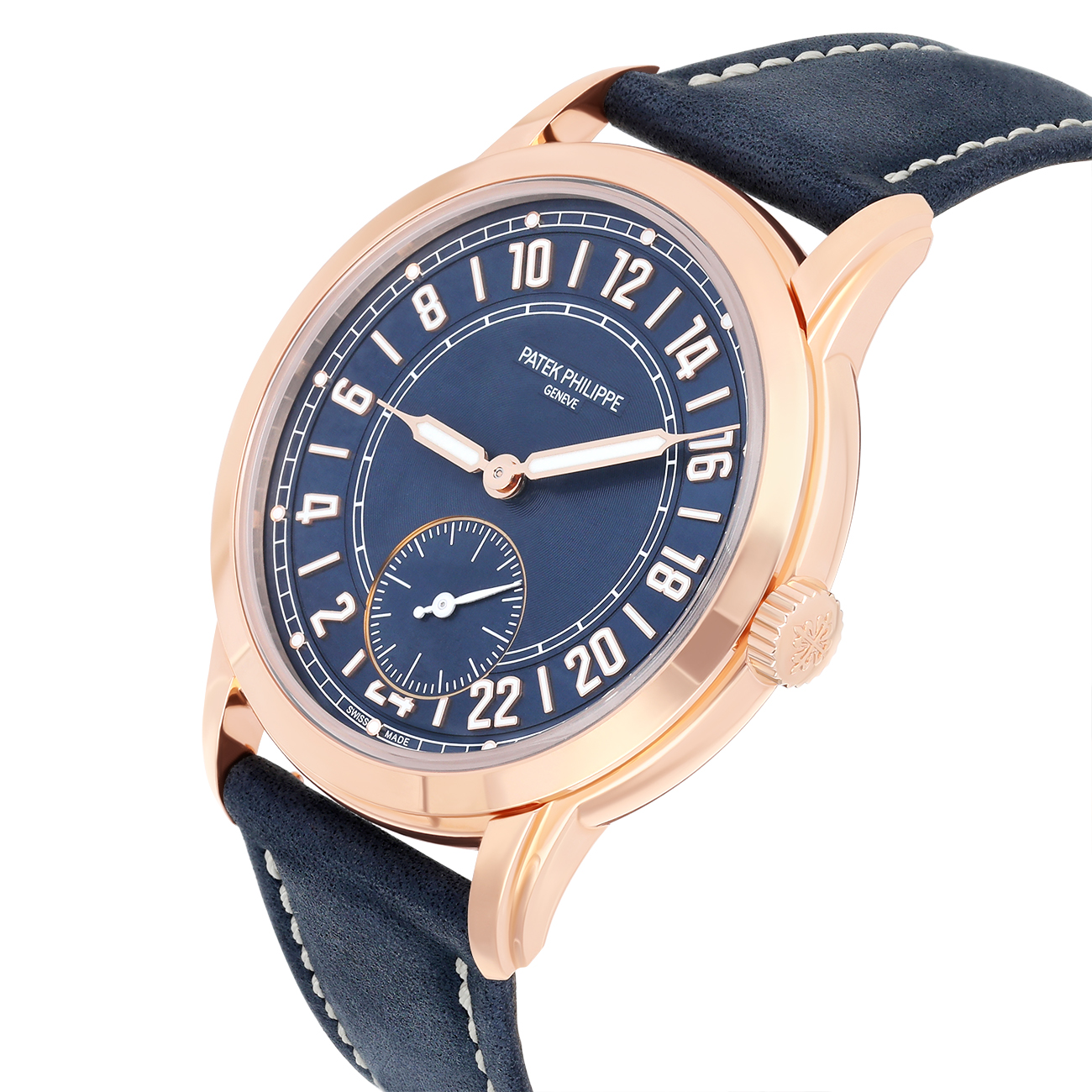 Patek Philippe Complications 5224R-001 Blue Dial Rose Gold Watch New 2025 with Box and Papers