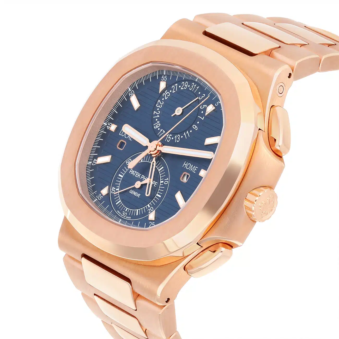 Patek Philippe Nautilus 5990/1R-001 Sunburst blue Dial Rose gold Watch – image 7