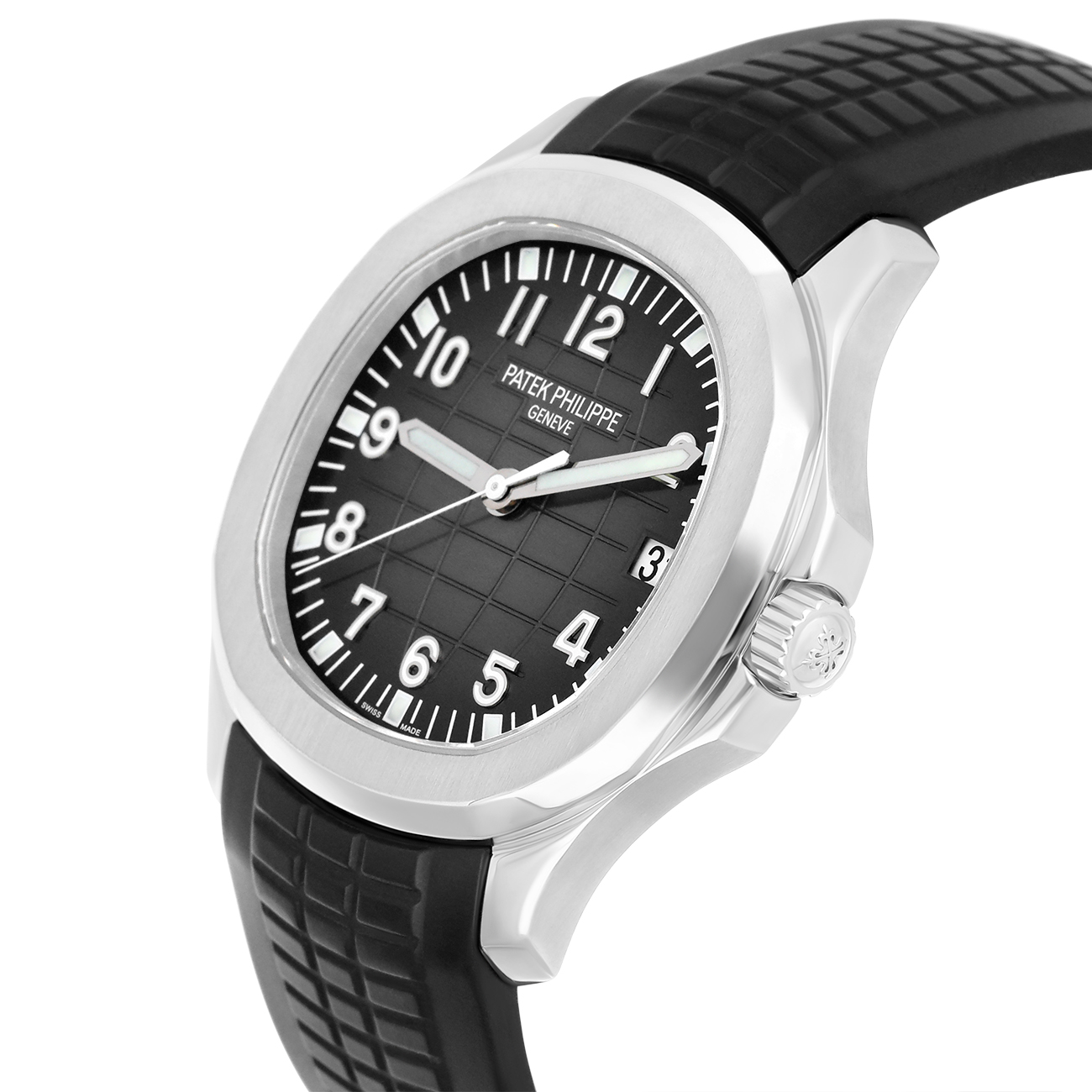 Patek Philippe Aquanaut 5167A-001 Black embossed Dial Stainless Steel Watch - 2013
