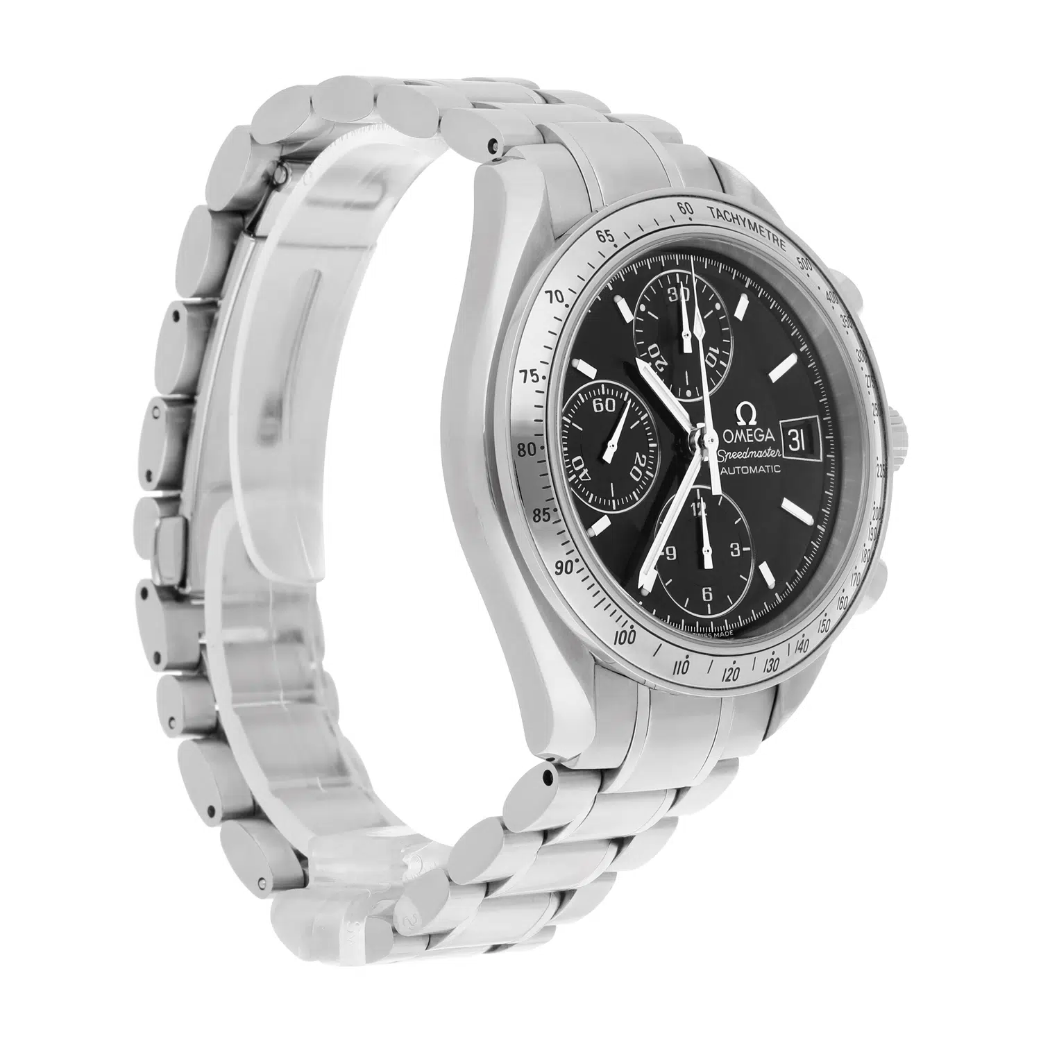 Omega Speedmaster Chronograph 3513.50.00 Black Dial Stainless Steel Watch – image 6
