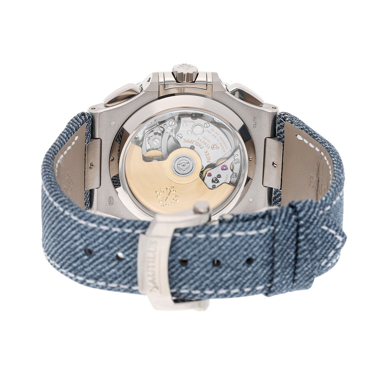 Patek Philippe Nautilus 5980/60G-001 Opaline blue-gray Dial White gold Watch