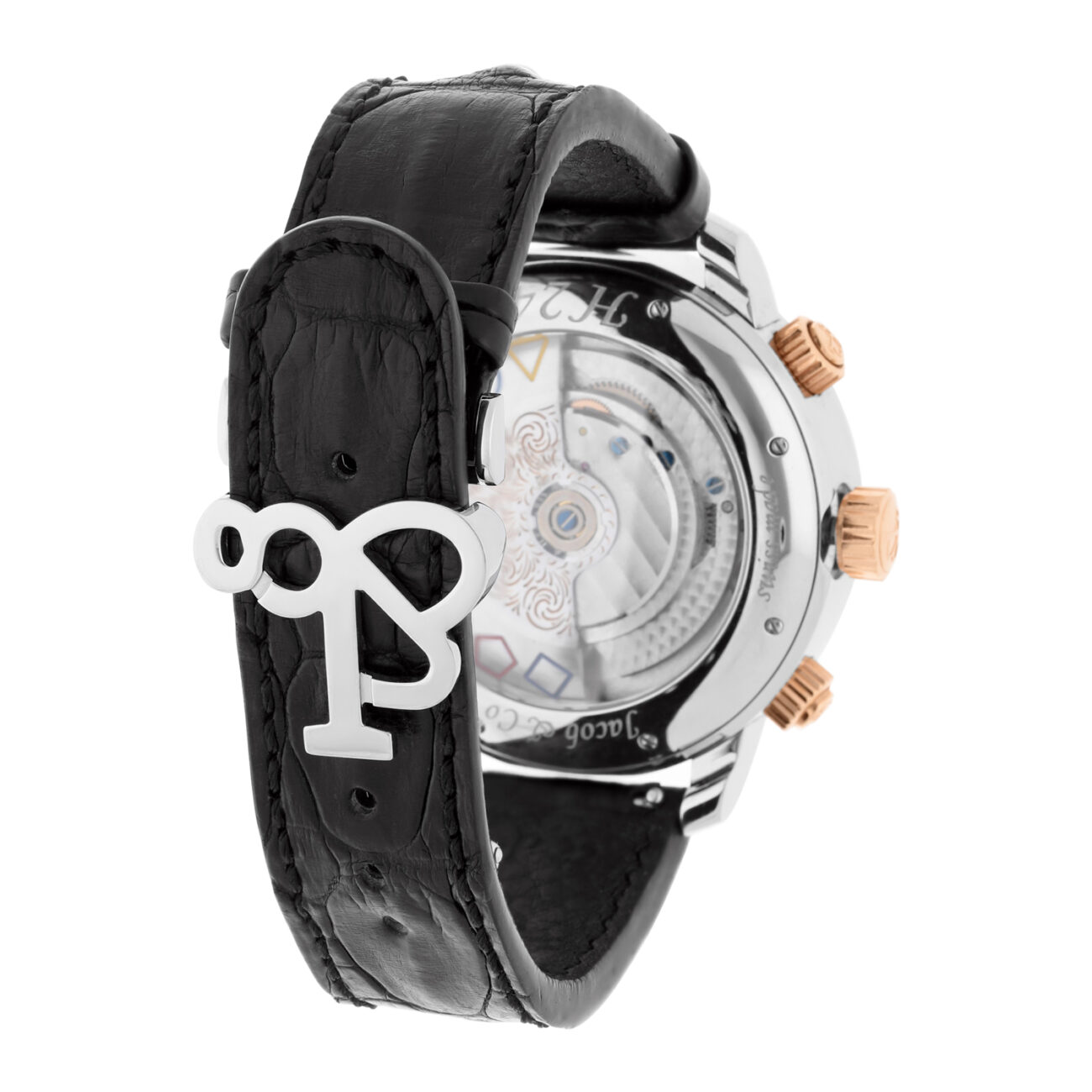 Jacob & Co H-24 SSC Company Five Time Zone Automatic Stainless Steel Watch