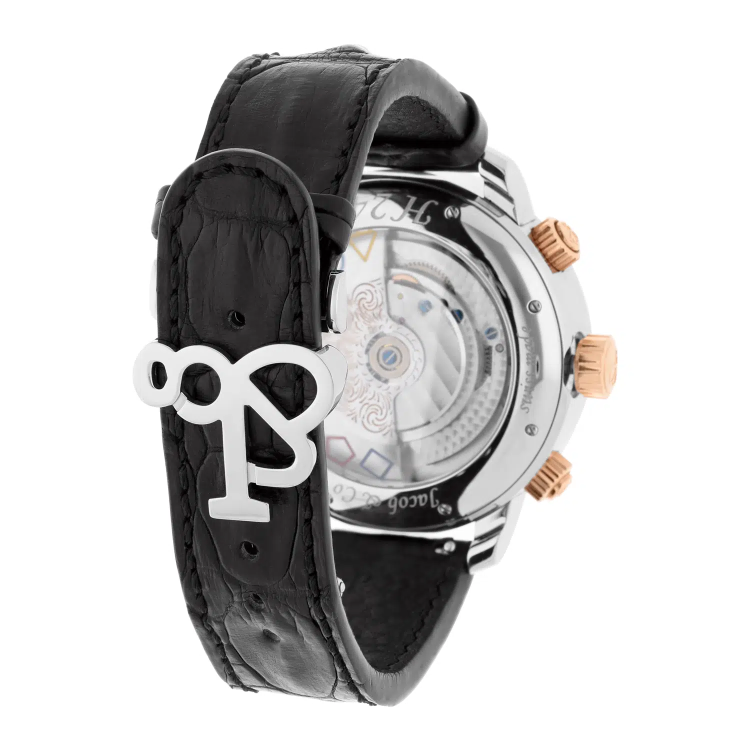 Jacob & Co H-24 SSC Company Five Time Zone Automatic Stainless Steel Watch – image 7