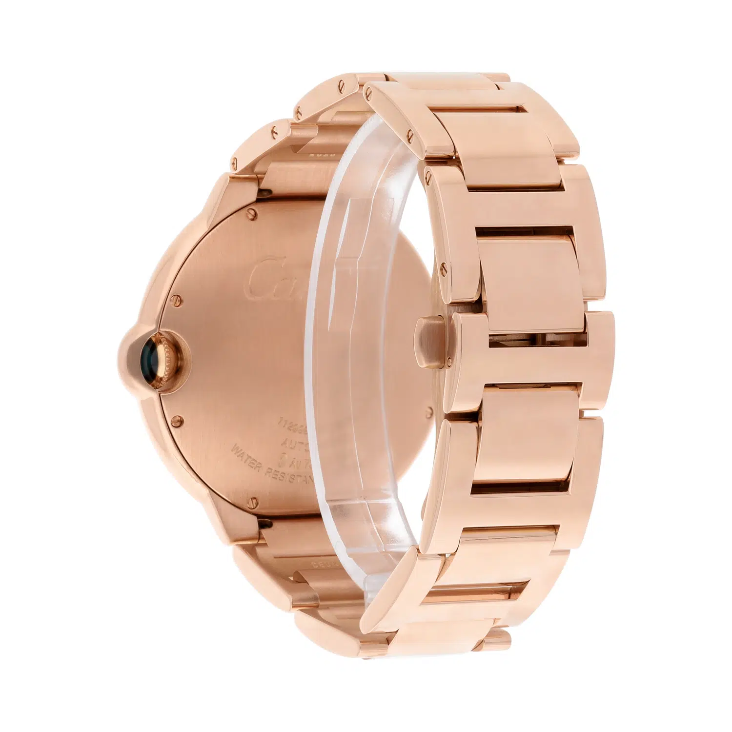 Cartier Ballon Bleu WE9008Z3 Rose Gold Silver Opaline Dial 42mm Watch - 2011 – image 7