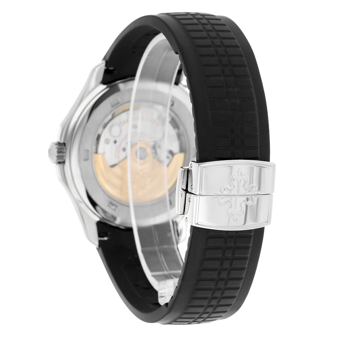 Patek Philippe Aquanaut 5167A-001 Black embossed Dial Stainless Steel Watch - 2013