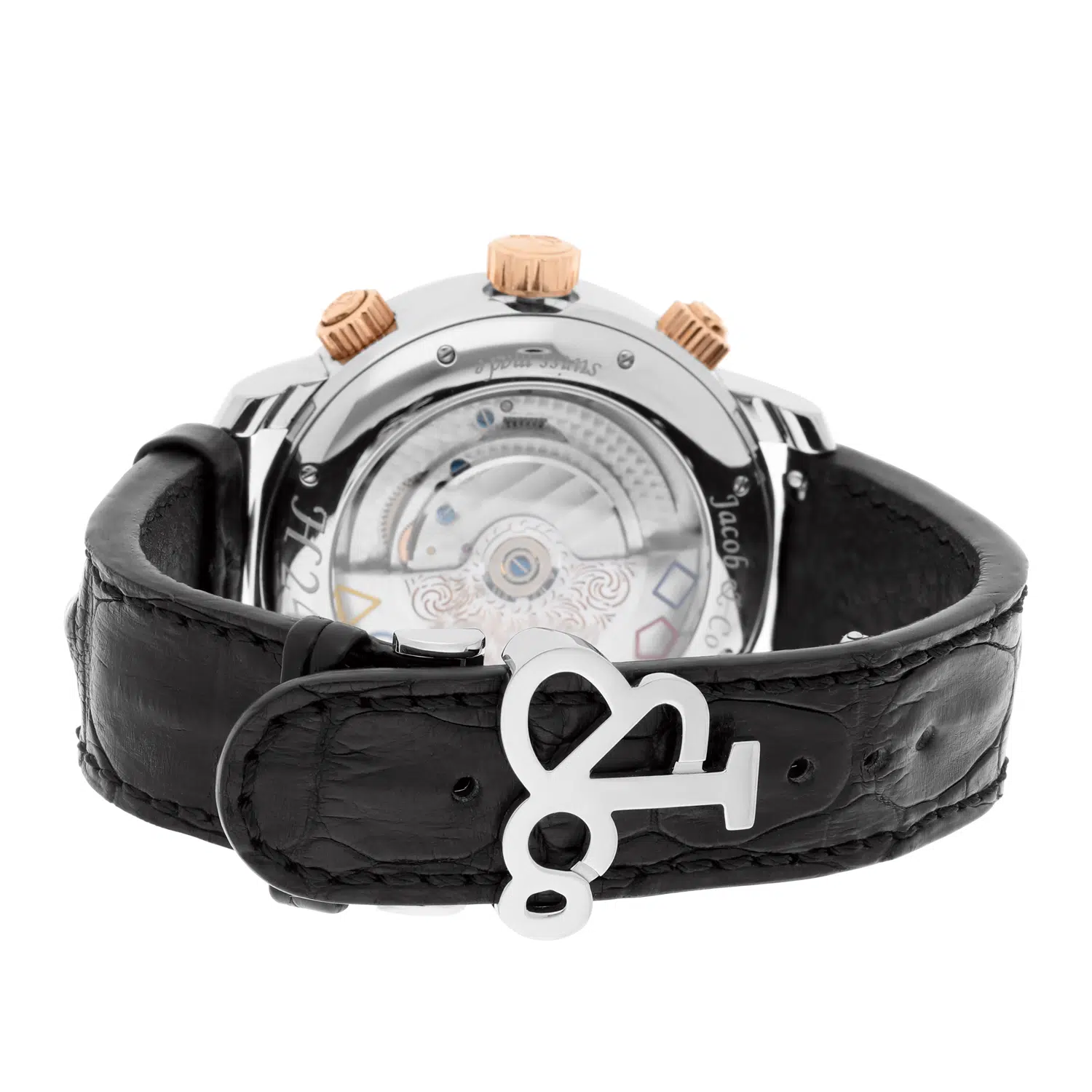 Jacob & Co H-24 SSC Company Five Time Zone Automatic Stainless Steel Watch – image 8