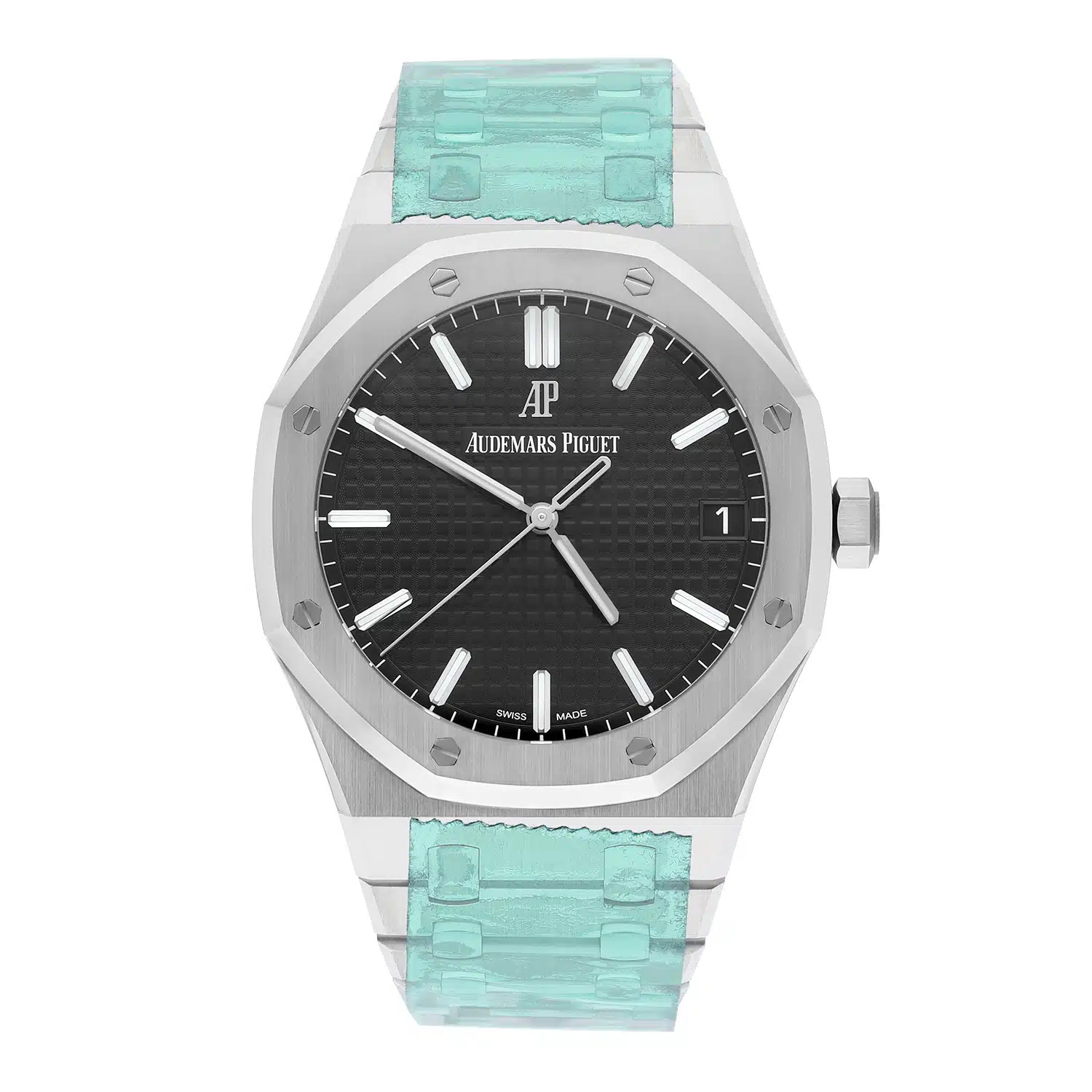 Audemars Piguet Royal Oak 15500ST.OO.1220ST.03 Black Dial Stainless Steel Automatic Watch – image 2