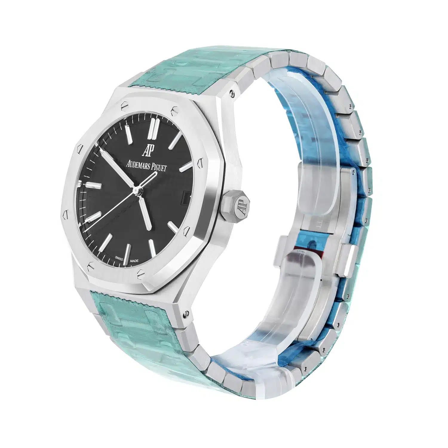 Audemars Piguet Royal Oak 15500ST.OO.1220ST.03 Black Dial Stainless Steel Automatic Watch – image 6