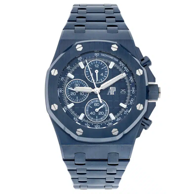 Audemars Piguet Royal Oak Offshore 26238CD black ceramic chronograph, dial detail