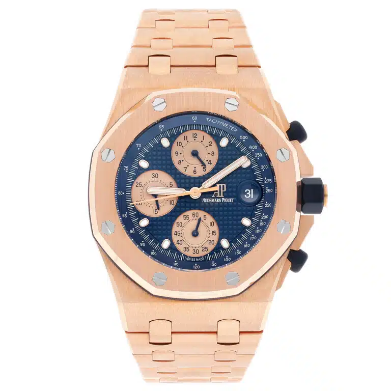 Audemars Piguet Royal Oak Offshore 26238OR rose gold chronograph, dial detail