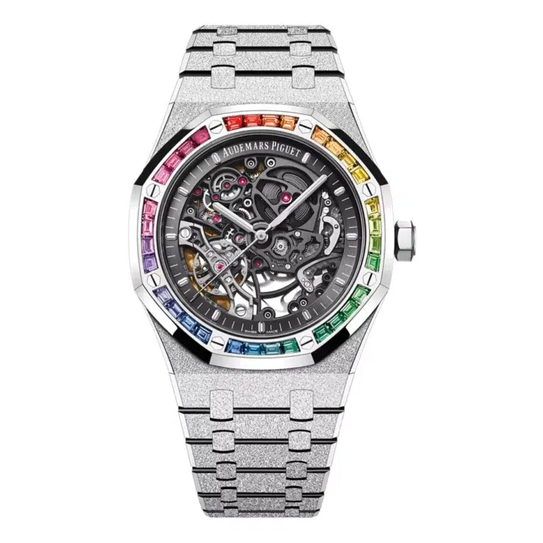 Audemars Piguet Royal Oak 15412BC.YG.1224BC.03-B Frosted Gold Double Skeletonized Balance Wheel