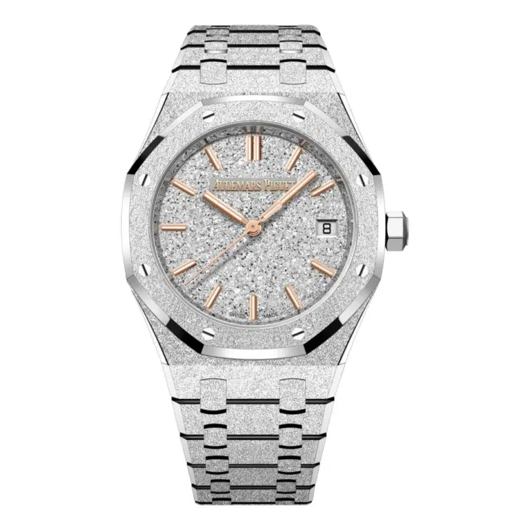 Audemars Piguet Royal Oak 77450BC.GG.1361BC.01 Frosted Gold Automatic