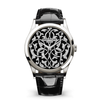 Patek Philippe Calatrava 5088/100P-001 Platinum With Black Leather Watch