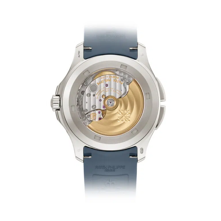 Patek Philippe Aquanaut 5164G-001 white gold watch, opaline blue-gray dial