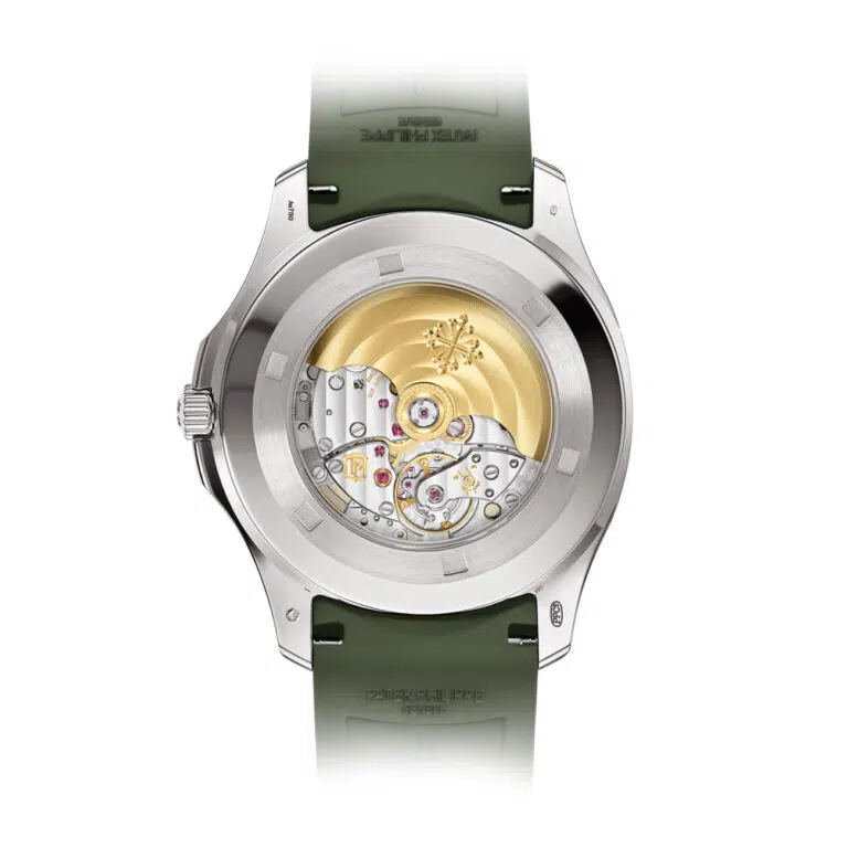 Patek Philippe Aquanaut 5168G-010 Khaki green embossed Dial White Gold Watch – image 10