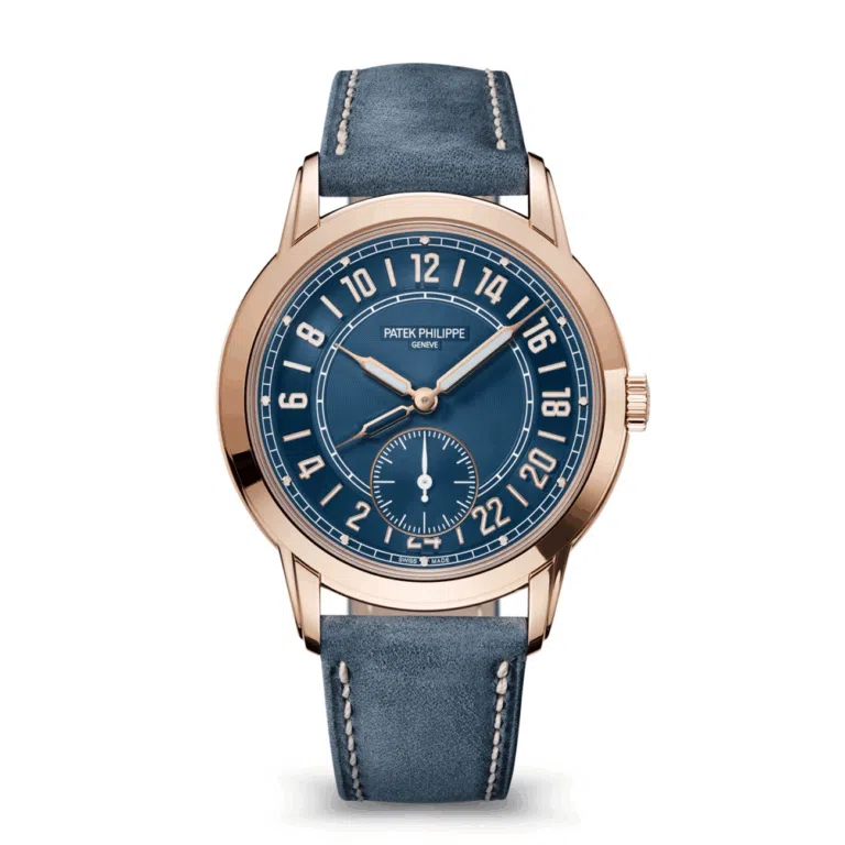 Patek Philippe Complications 5224R-001 Blue Dial Rose Gold Watch New 2025 with Box and Papers