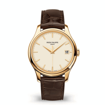 Patek Philippe Calatrava 5227J-001 Ivory lacquered Dial yellow gold Watch