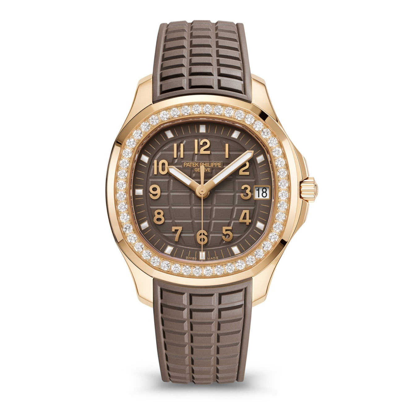 Patek Philippe Aquanaut 5268-200R-010 Taupe Dial Rose gold Watch