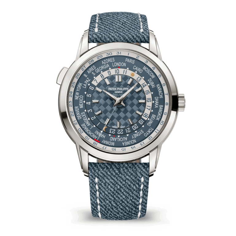 Patek Philippe Complications 5330G-001 Opaline Blue-Gray Dial White Gold
