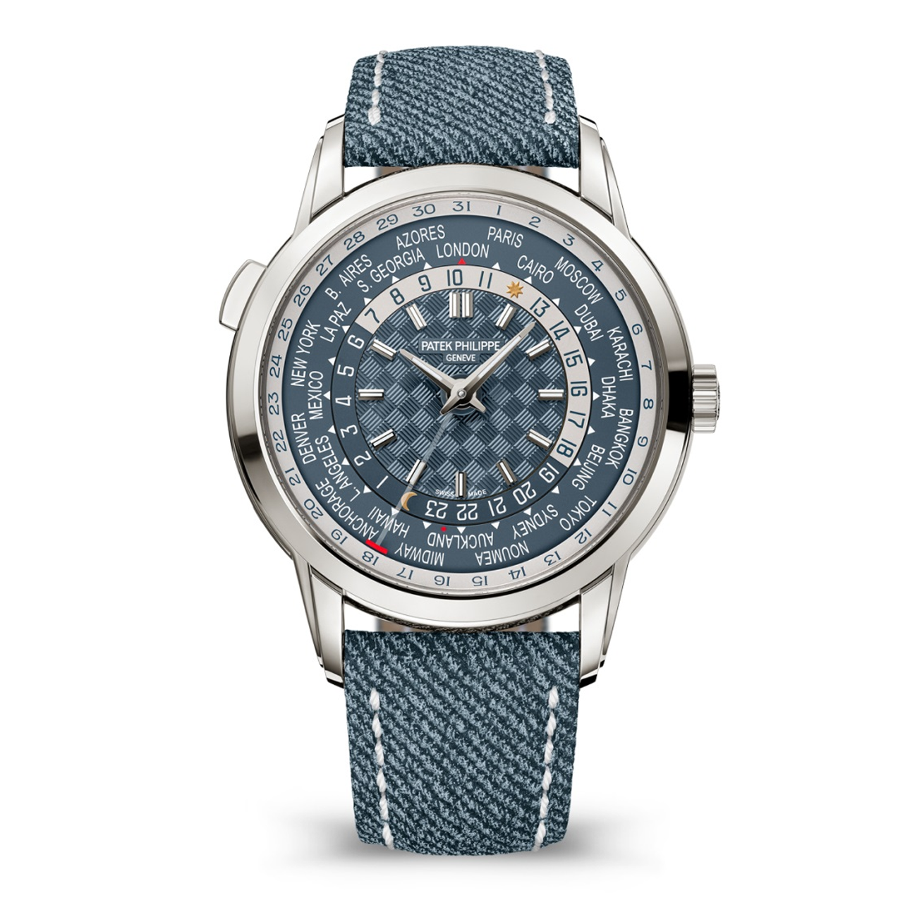 Patek Philippe Complications 5330G-001 Opaline blue-gray Dial White gold Watch