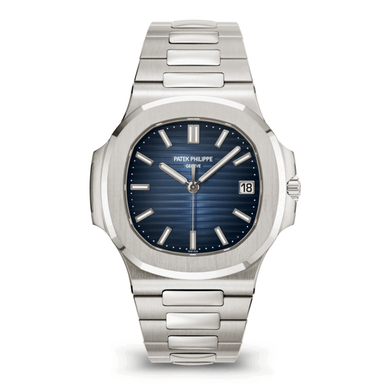 Patek Philippe Nautilus 5811/1G-001 white gold watch, blue dial