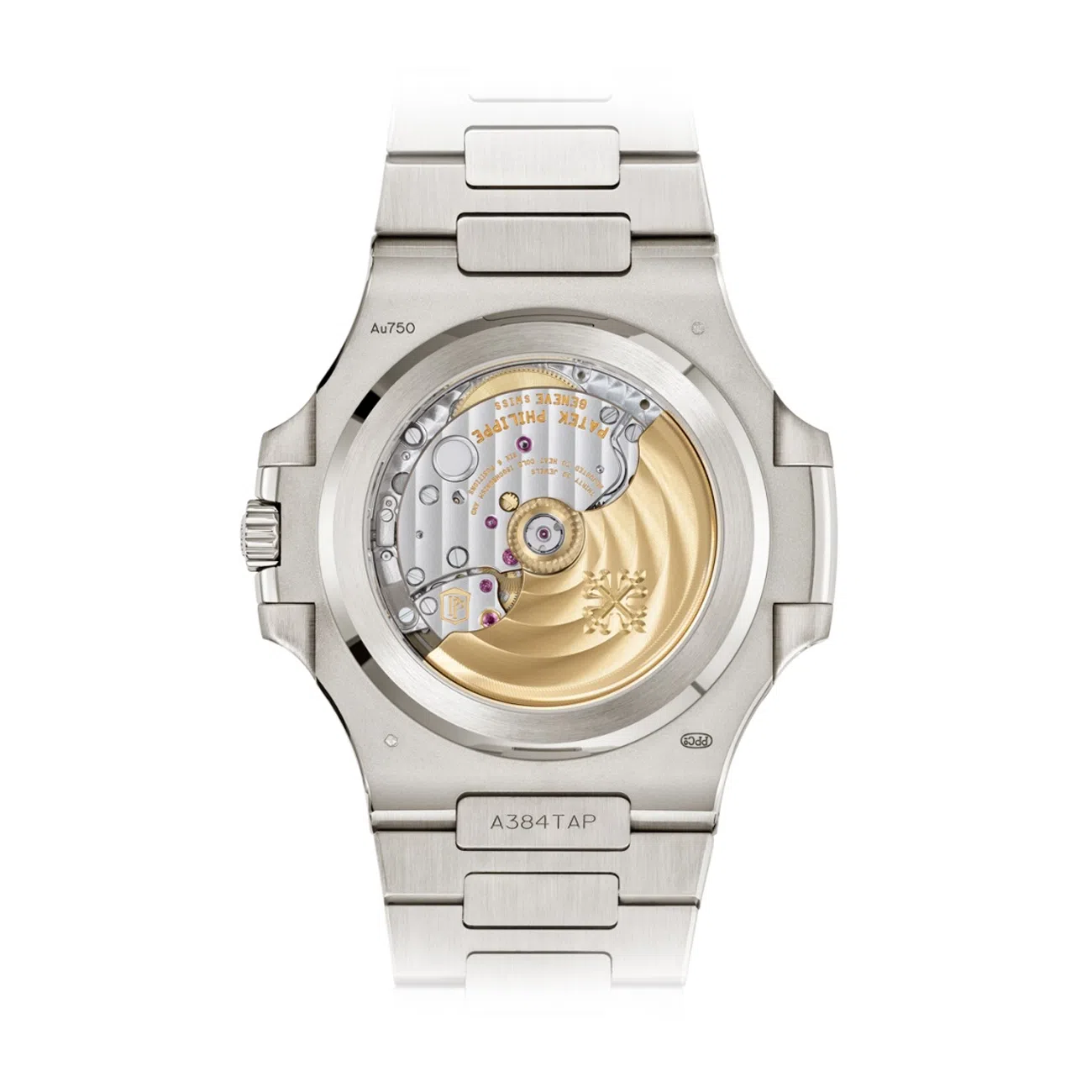 Patek Philippe Nautilus 5811/1G-001 white gold watch, blue dial detail