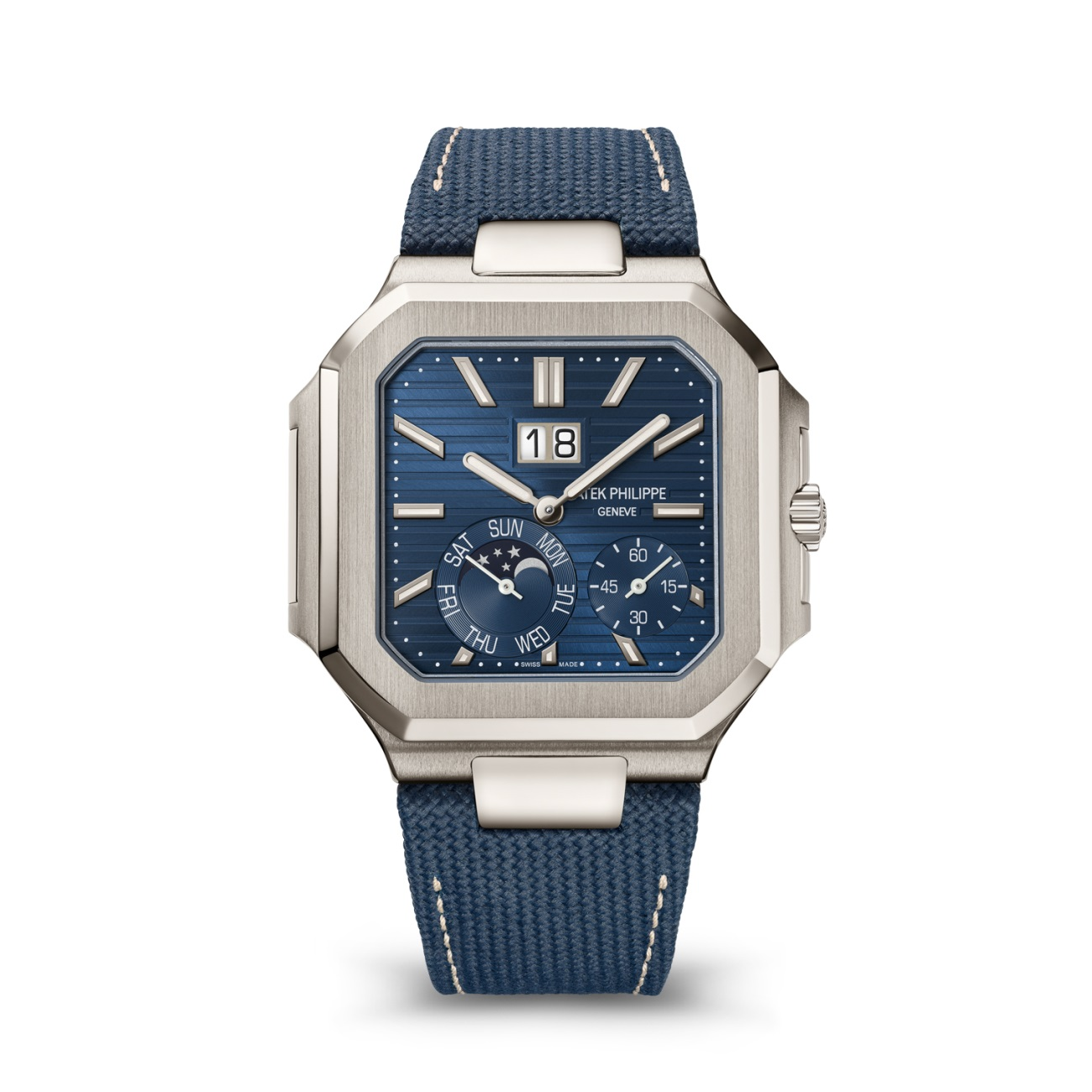 Patek Philippe Cubitus 5822P-001 Blue Dial Platinum Watch