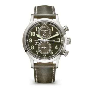 Patek Philippe Complications 5924G-010 Lacquered khaki green Dial White Gold