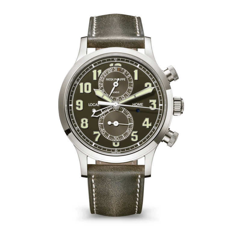 Patek Philippe Complications 5924G-010 Lacquered khaki green Dial White Gold