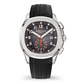 Patek Philippe Aquanaut 5968A-001 Black embossed Dial Stainless steel Watch