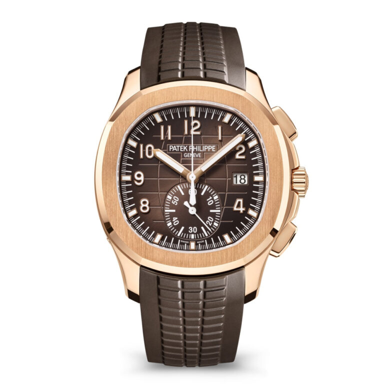 Patek Philippe Aquanaut 5968R-001 Sunburst Brown Dial Rose Gold Watch