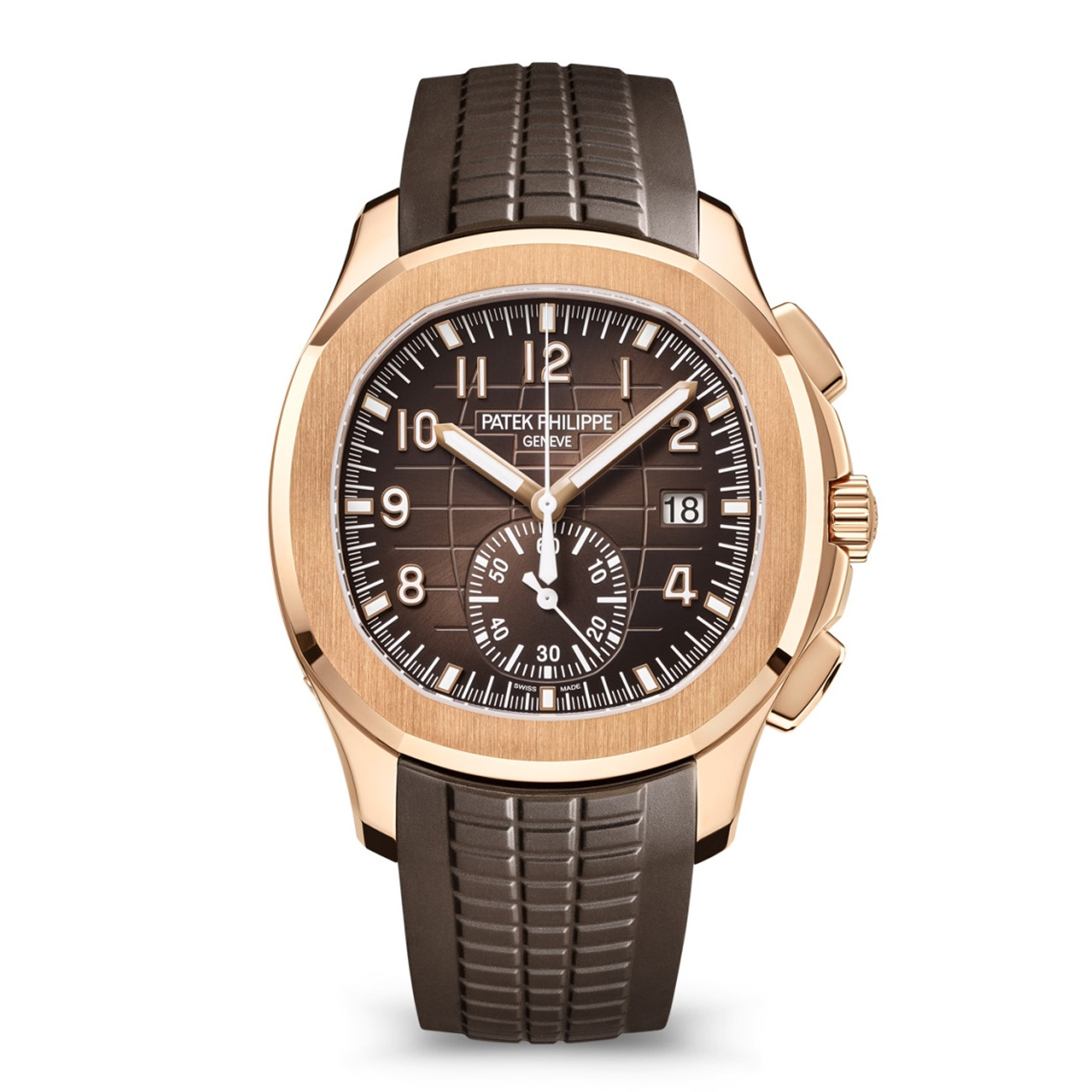 Patek Philippe Aquanaut 5968R-001 Sunburst brown Dial Rose gold Watch