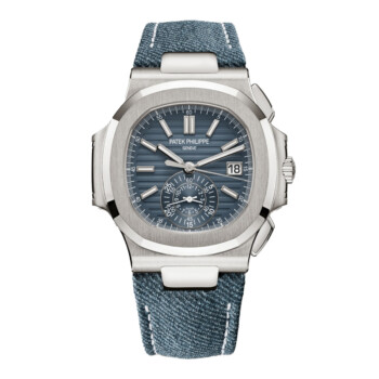 Patek Philippe Nautilus 5980/60G-001 Opaline Blue-Gray Dial White Gold