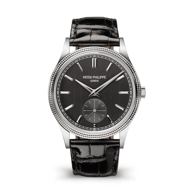 Patek Philippe Calatrava 6119G-001 white gold watch, charcoal dial