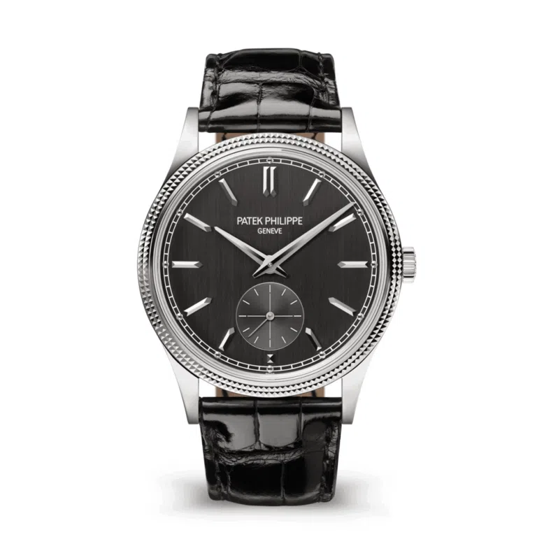 Patek Philippe Calatrava 6119G-001 White Gold Charcoal Gray Dial Watch