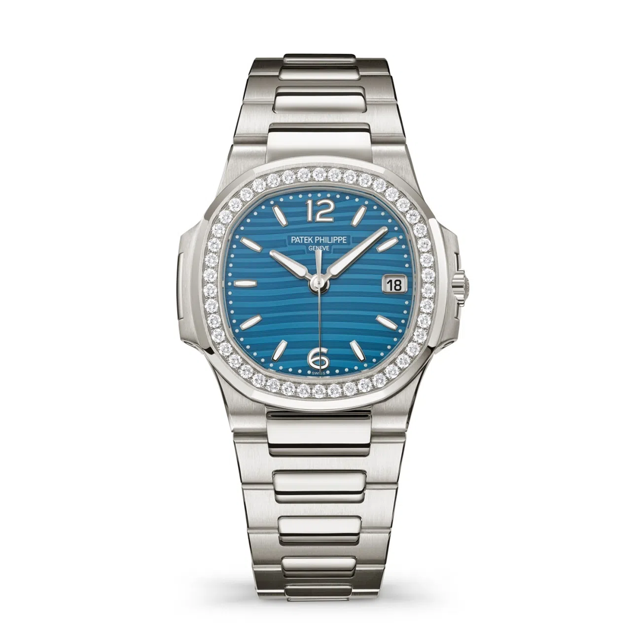 Patek Philippe Nautilus 7010/1G-013 Blue Dial White Gold