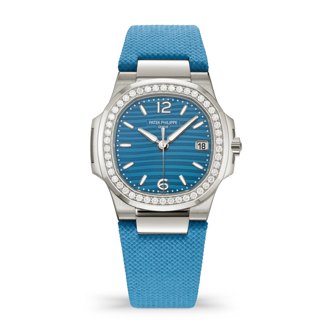 Patek Philippe Nautilus 7010G-013 Blue Dial White gold Watch