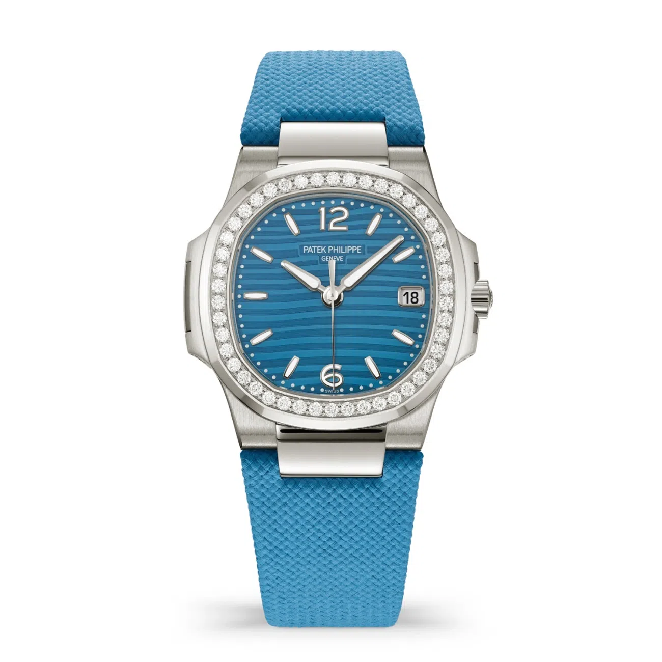Patek Philippe Nautilus 7010G-013 Blue Dial White Gold