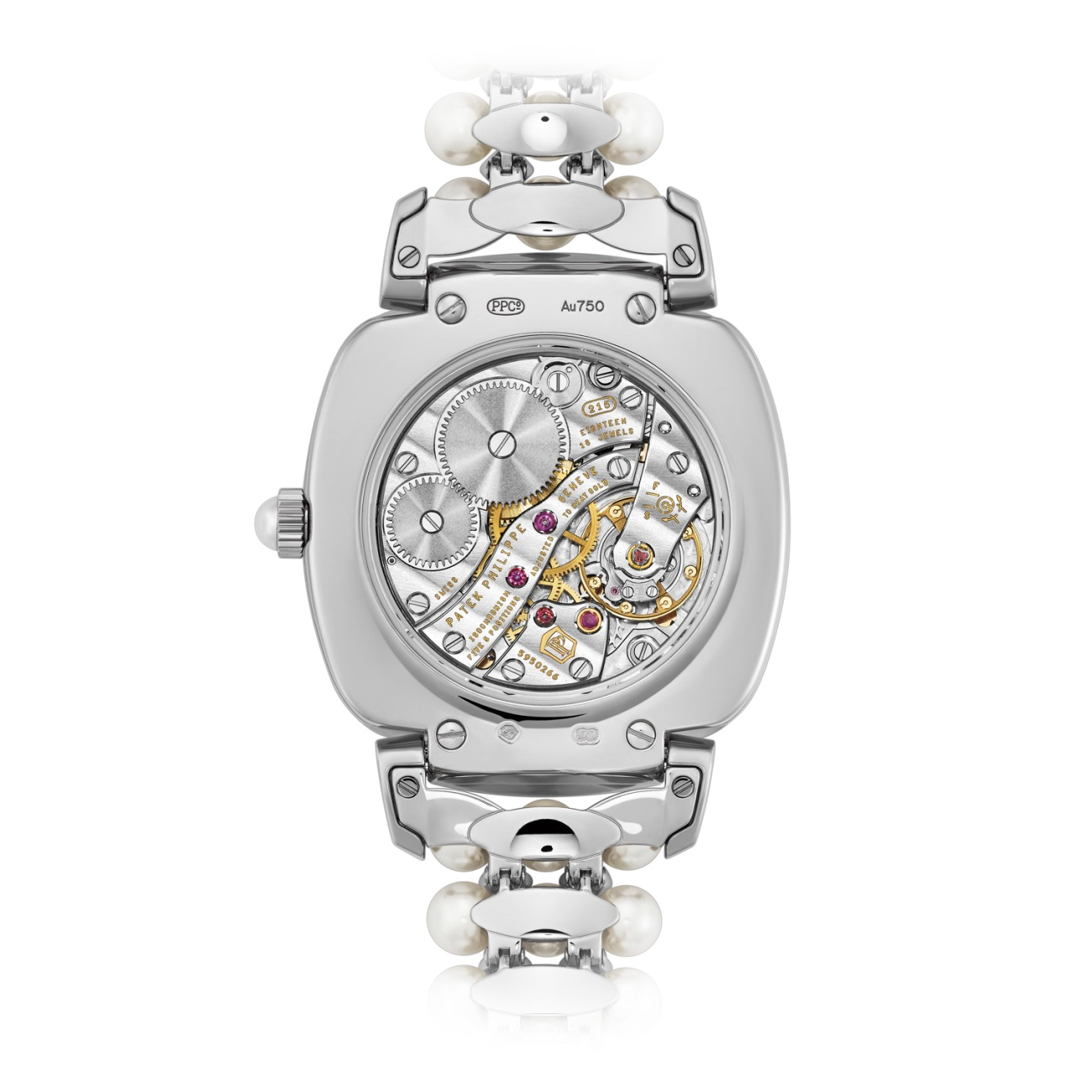 Patek Philippe Gondolo 7042/100G-010 Paved Diamonds Dial White Gold Watch